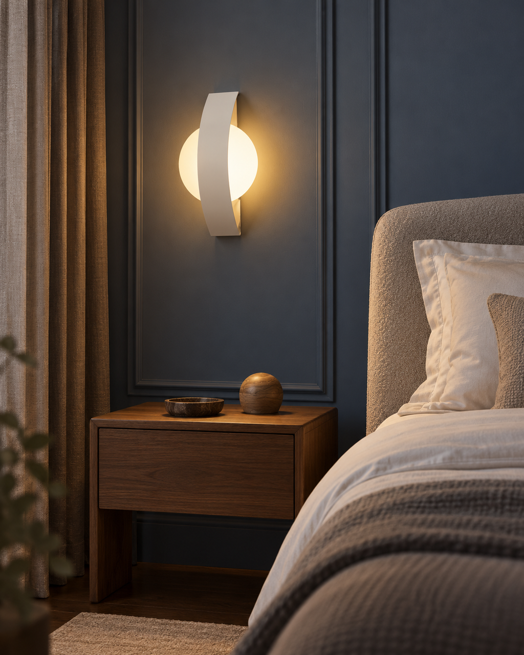 Applique murale demi-lune LED, photo 5