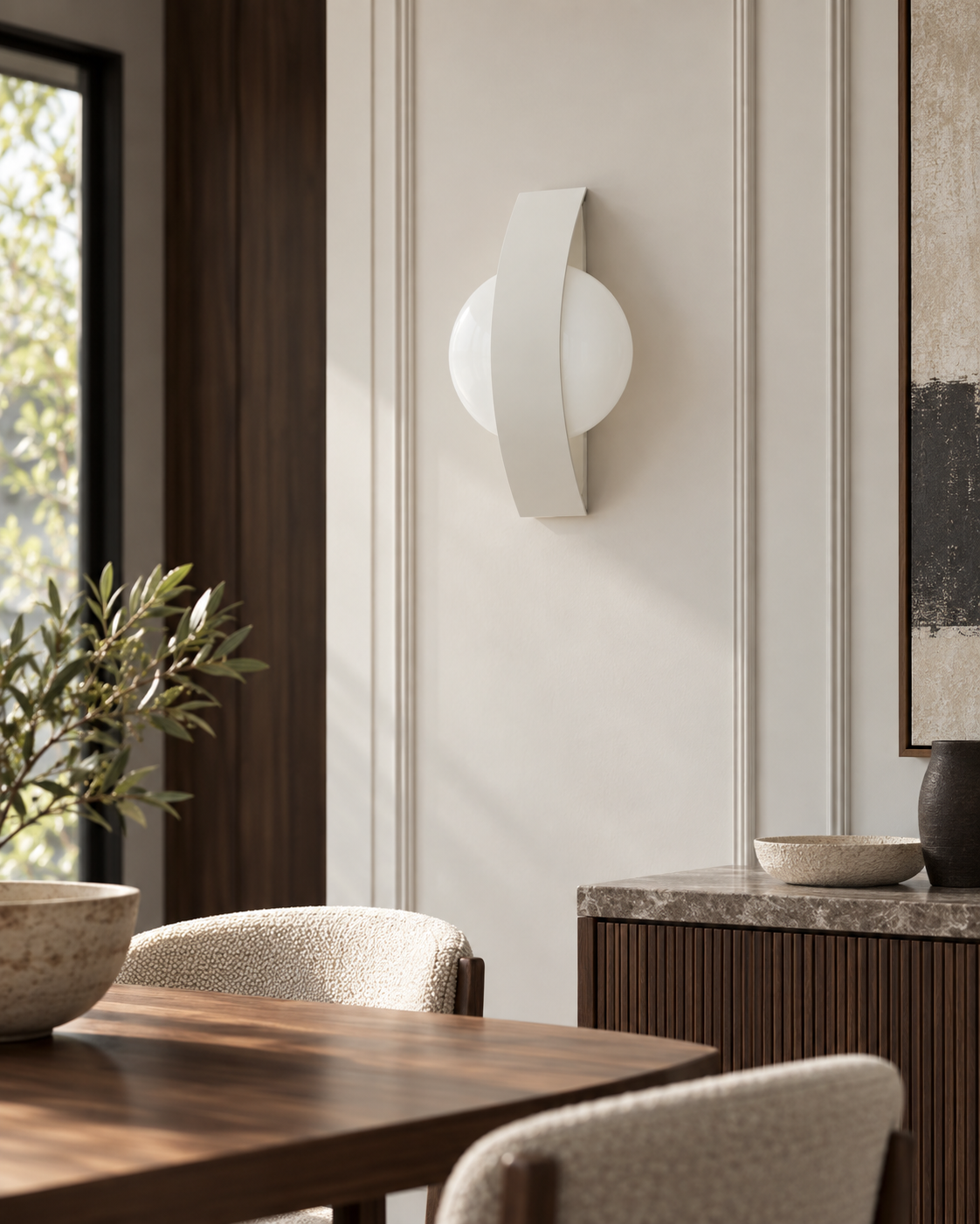 Applique murale demi-lune LED, photo 4